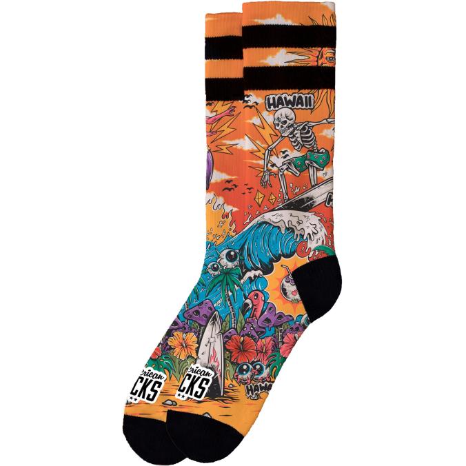 AMERICAN SOCKS PRO CALCETINES HAWAII MID HIGH MULTI LATERAL