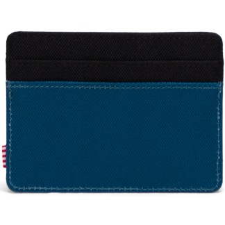 HERSCHEL TARJETERO CHARLIE LEGION BLUE BLACK BACK