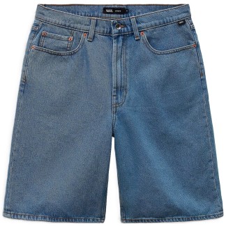 VANS BERMUDAS CHECK-5 BAGGY DENIM STONEWASH BLUE FRONT
