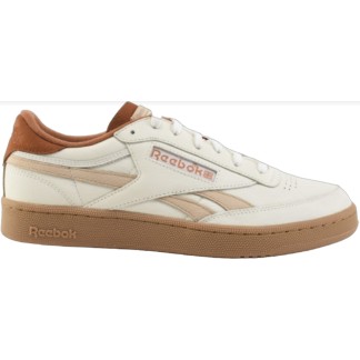 REEBOK ZAPATILLAS CLUB C REVENGE VINTAGE CHALK DARK GINGER TOAST LATERAL