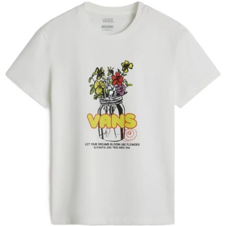 VANS CAMISETA MANGA CORTA BOUQUET BFF MARSHMALLOW FRONT