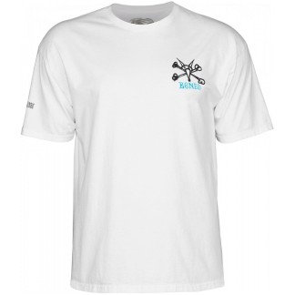 BONES CAMISETA DE MANGA CORTA RAT BONES WHITE FRONT