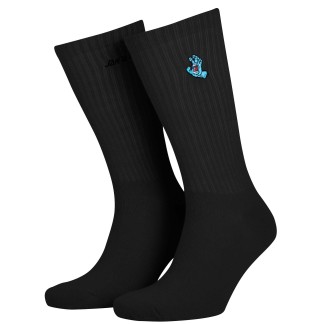 Santa Cruz_Mens_Screaming Mini Hand Sock_Black_1