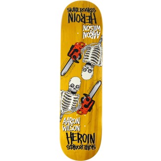 heroin-wilson-chainsaw-85-symmetrical-shape-skateboard-deck-yellow 00