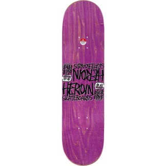 heroin-wilson-chainsaw-85-symmetrical-shape-skateboard-deck-yellow 01
