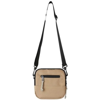 OBEY BOLSA CASUAL SMALL MESSENGER CARAMEL BROWN BACK