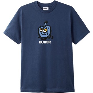 BUTTER GOODS CAMISETA MANGA CORTA SMUG DENIM FRONT