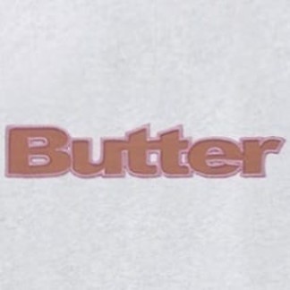 BUTTER GOODS SUDADERA DE CAPUCHA NYLON LOGO APPLIQUE PULLOVER HOOD ASH FRONT01