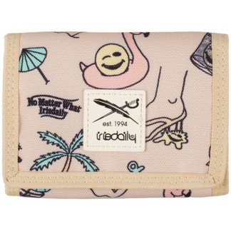 IRIEDAILY BILLETERO DE VELCRO TRIFOLD RESORT KHAKI BEACH FRONT