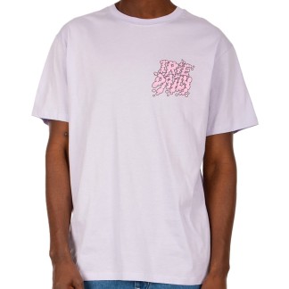 IRIEDAILY CAMISETA MANGA CORTA CLOUD FLAG LIGHT LILAC FRONT