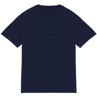 POETIC COLLECTIVE CAMISETA MANGA CORTA BURNING SKULL NAVY BACK