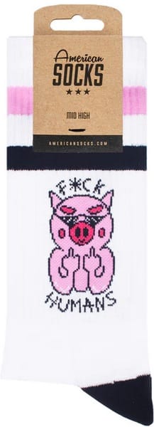 AMERICAN SOCKS PRO CALCETINES FUCK HUMANS AS 405 FOLD