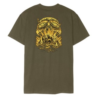 SANTA CRUZ CAMISETA MANGA CORTA PACE OCCULT UNIFORM GREEN BACK