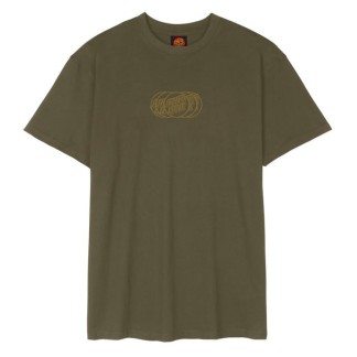 SANTA CRUZ CAMISETA MANGA CORTA PACE OCCULT UNIFORM GREEN FRONT