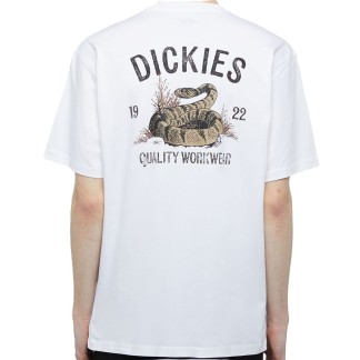 DICKIES CAMISETA MANGA CORTA SNAKE WHITE BACK