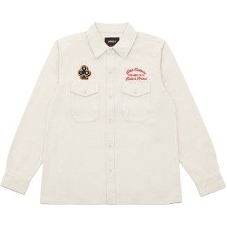 DEUS EX MACHINA CAMISA MANGA LARGA PICKLOCK NATURAL FRONT