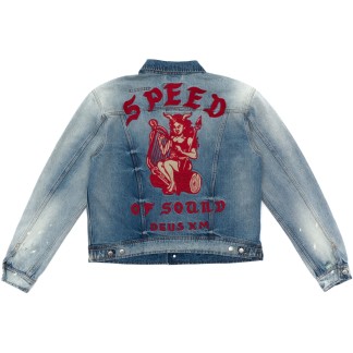 DEUS EX MACHINA CHAQUETA SISSYPHEAN STONEWASH INDIGO BACK