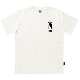 THE DUDES CAMISETA MANGA CORTA MIND YOUR MIND OFF WHITE FRONT