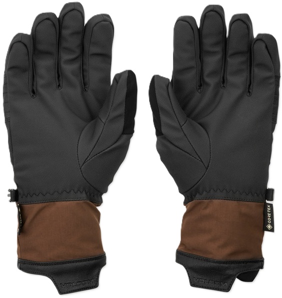 VOLCOM GUANTES DE SNOW CP2 GORE TEX BLACK BROWN PALMA J6852604