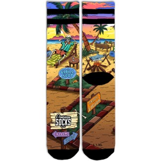 AMERICAN SOCKS CALCETINES CHILLER MID HIGH FRONT