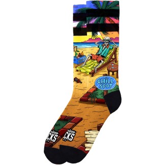 AMERICAN SOCKS CALCETINES CHILLER MID HIGH LATERAL