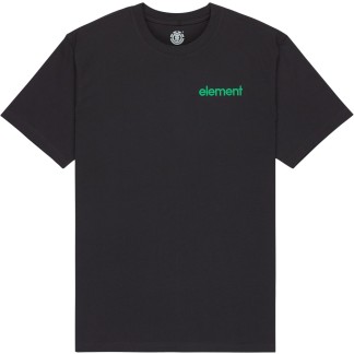 ELEMENT CAMISETA MANGA CORTA STONE AGE OFF BLACK FRONT