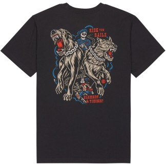 ELEMENT CAMISETA MANGA CORTA TIMBER GUARD DOGS OFF BLACK BACK