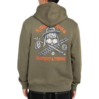 ELEMENT SUDADERA DE CAPUCHA TIBER HOBOS KALAMATA BACK