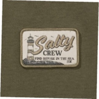 SALTY CREW SUDADERA CRAFTED CREW OLIVE 01