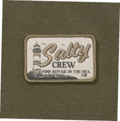 SALTY CREW SUDADERA CRAFTED CREW OLIVE 01