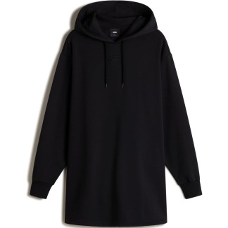 VANS SUDADERA DE CAPUCHA DE MUJER FLEECE DRESS BLACK FRONT