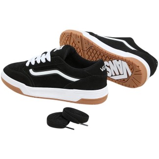 VANS ZAPATILLAS HYLANE BLACK WHITE GUM SUELA Y VISTA LATERAL