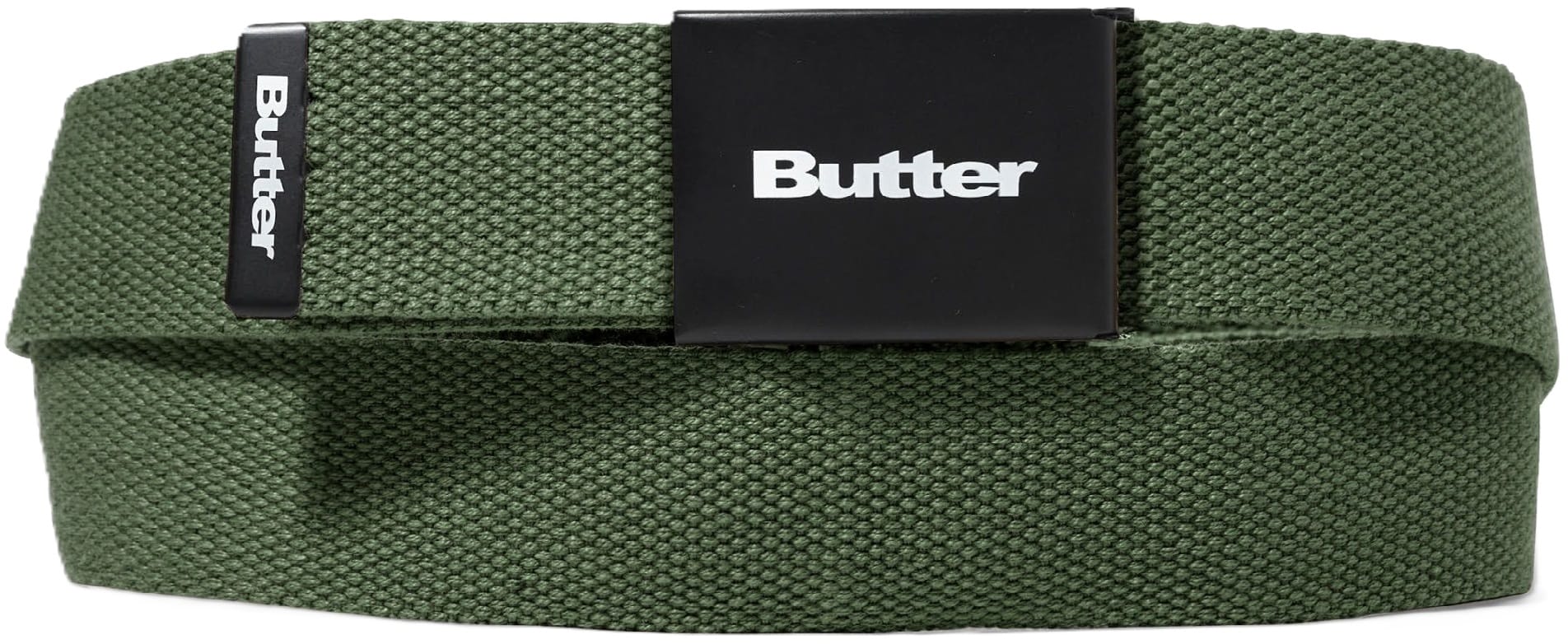 BUTTER GOODS LOGO WOVEN BELT SAFARI SOLO