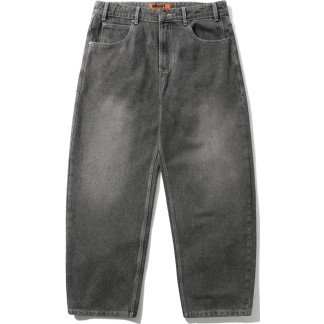 BUTTER GOODS PANTALONES TEJANOS ROACH DENIM JEANS BLACK WASH FRONT