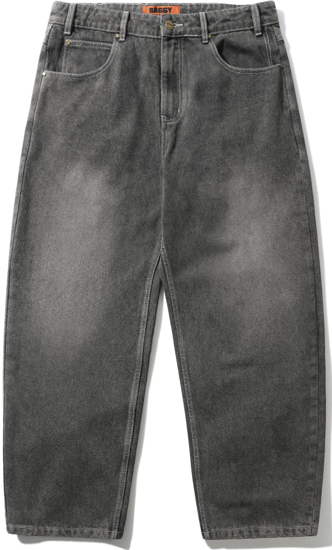 BUTTER GOODS PANTALONES TEJANOS ROACH DENIM JEANS BLACK WASH FRONT