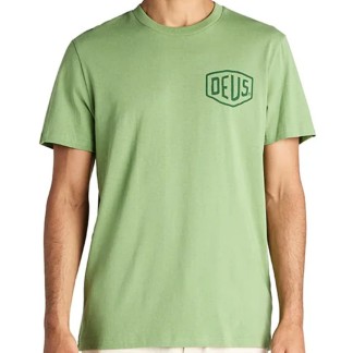 DEUS EX MACHINA CAMISETA MANGA CORTA TOKYO ADDRESS TENDRIL GREEN FRONT
