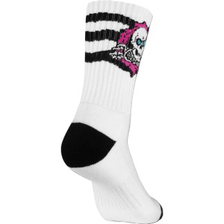 POWELL PERALTA CALCETINES RIPPER PINK BLACK WHITE LATERAL BACK