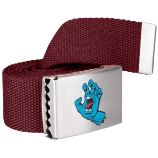 Santa Cruz_Mens_Screaming Mini Hand Belt_Dark Cherry_1