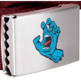 Santa Cruz_Mens_Screaming Mini Hand Belt_Dark Cherry_2