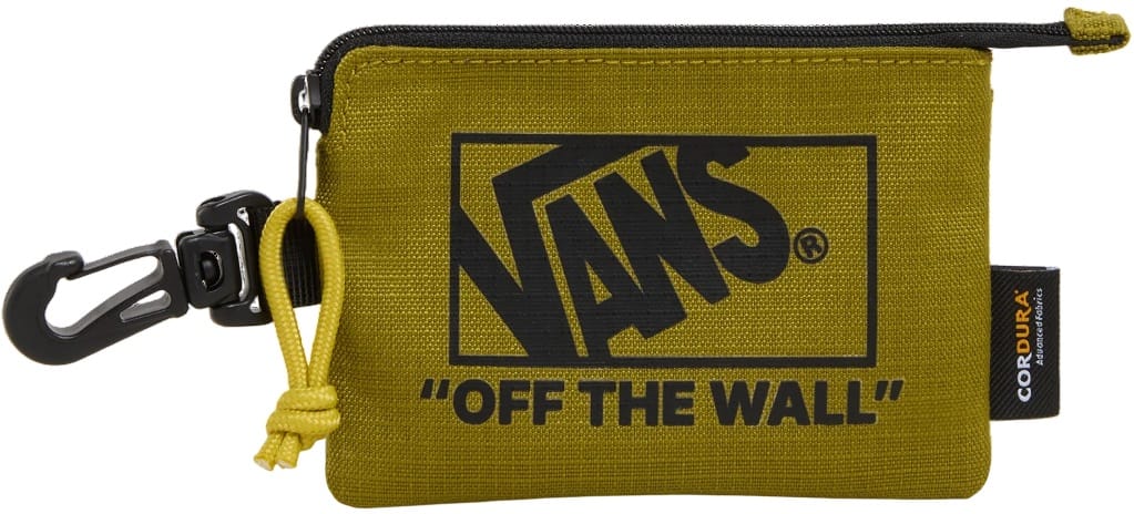 VANS BILLETERO FORMULA ZIP WALLET BURNT GOLD FRONT