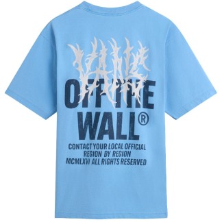VANS CAMISETA DE MANGA CORTA METAL WALL WASH SS TRANQUIL BLUE BACK