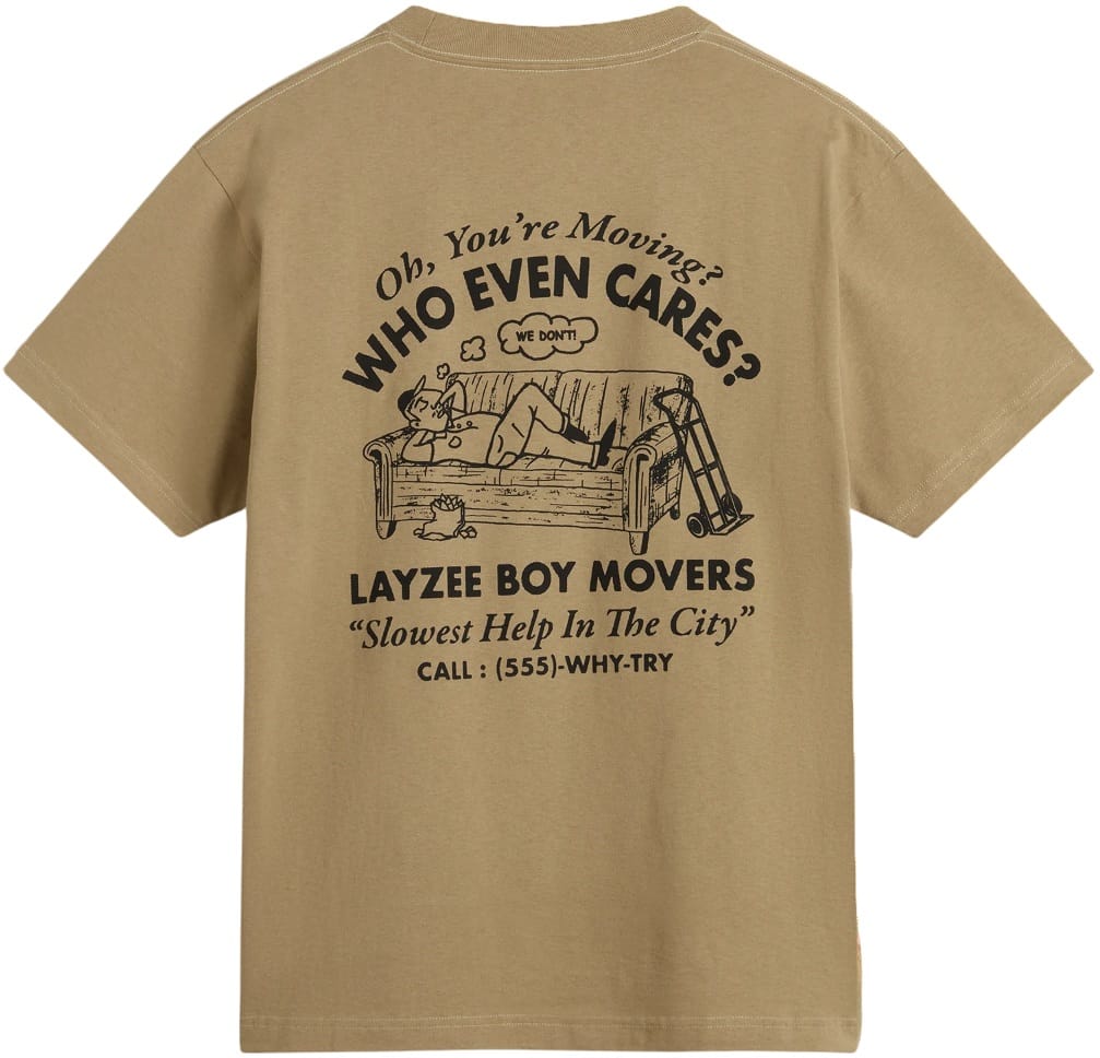 VANS CAMISETA DE MANGA CORTA MOVING CO BAY LEAF BACK