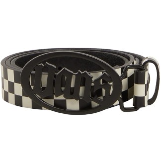 VANS CINTURON GOT YOU BELT BLACK WHITE FRONT