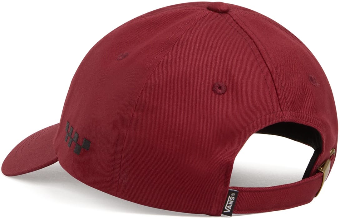VANS GORRA CHECK SIDE CURVED BILL JOCKEY BORDEAUX BACK