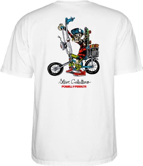 camiseta powell peralta in25 CHOPPER BIKE WHITE 00