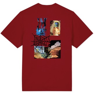 POETIC COLLECTIVE CAMISETA MANGA CORTA BRIDE COLLAGE RED BACK