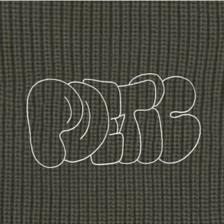 POETIC COLLECTIVE JERSEY BUBBLE EMBROIDERY KNITTED CREWNECK OLIVE FRONT01