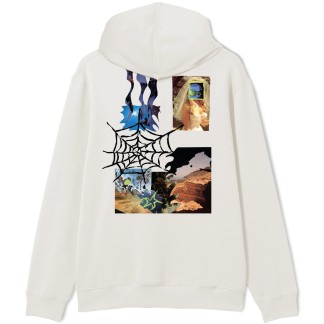 POETIC COLLECTIVE SUDADERA DE CAPUCHA BRIDE COLLAGE HOODIE IVORY BACK