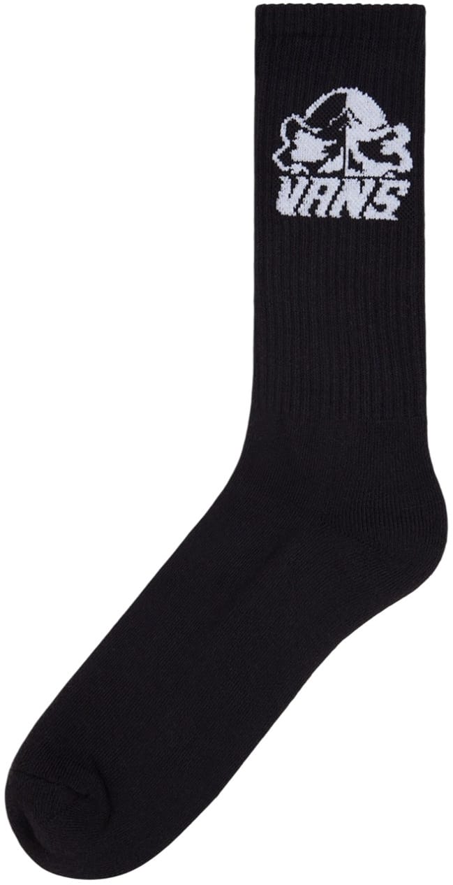 VANS CALCETINES MAJOR TYPE CREW BLACK LATERAL