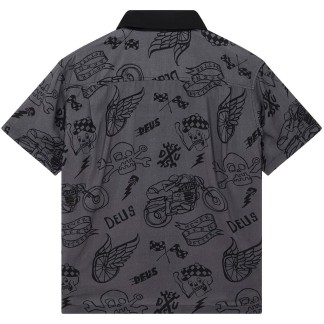 DEUS EX MACHINA CAMISA MANGA CORTA DOODLE SS SHIRT BLACK BACK